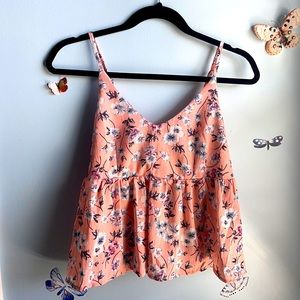 CLOSET CLEAROUT‼️ Pink floral top